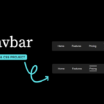 Navbar with Hover Effects using HTML and CSS