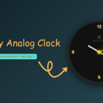 Luxury Analog Clock – Built with HTML, CSS & JavaScript