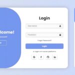 Modern Login & Signup Form Using HTML, CSS and JavaScript