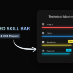 Skill Bar Using HTML & CSS