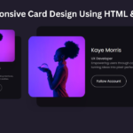 Responsive Card Using CSS