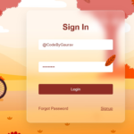 Glassmorphism Login Form Using HTML & CSS
