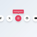 Social Icons with Hover Effects Using HTML & CSS