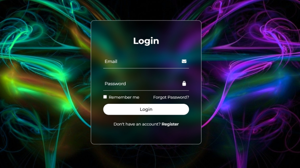 Animated Login Form with Background Image using HTML & CSS