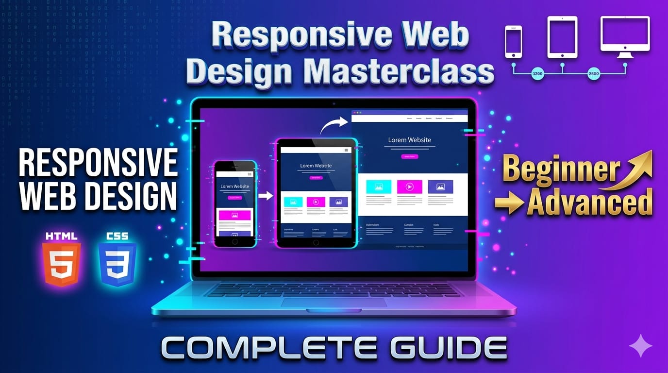 Responsive Web Design HTML CSS